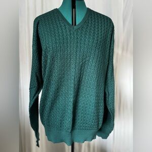 Vintage Bobby Jones 100% Cotton Golf Sweater – Men’s Large – Made in Hong Kong